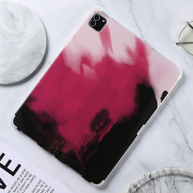 For iPad 10.2 / iPad Pro 10.5 Shockproof IMD + TPU Watercolor Protective Tablet Case