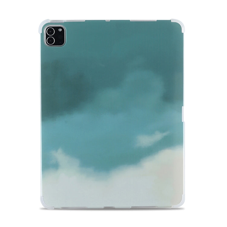 For iPad 10.2 / iPad Pro 10.5 Shockproof IMD + TPU Watercolor Protective Tablet Case