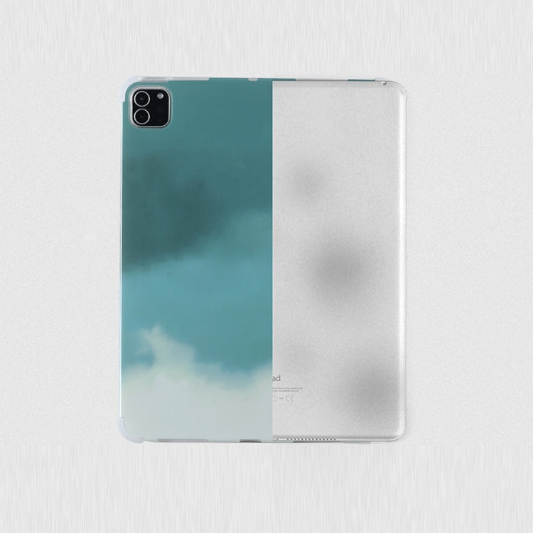 For iPad 10.2 / iPad Pro 10.5 Shockproof IMD + TPU Watercolor Protective Tablet Case