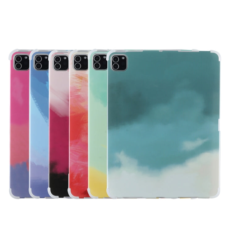 For iPad 10.2 / iPad Pro 10.5 Shockproof IMD + TPU Watercolor Protective Tablet Case