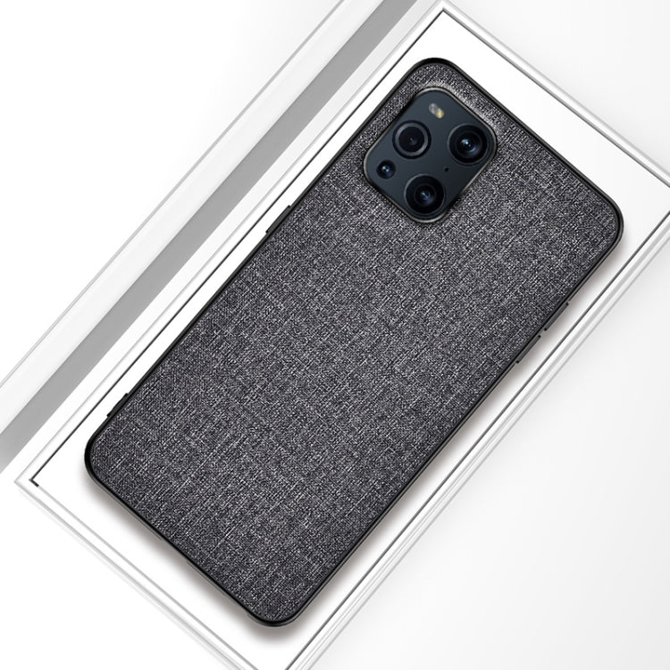 For OPPO Find X3 Shockproof Cloth Protective Case