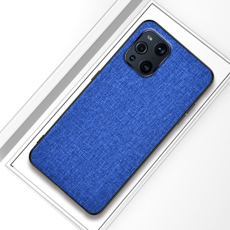 For OPPO Find X3 Shockproof Cloth Protective Case