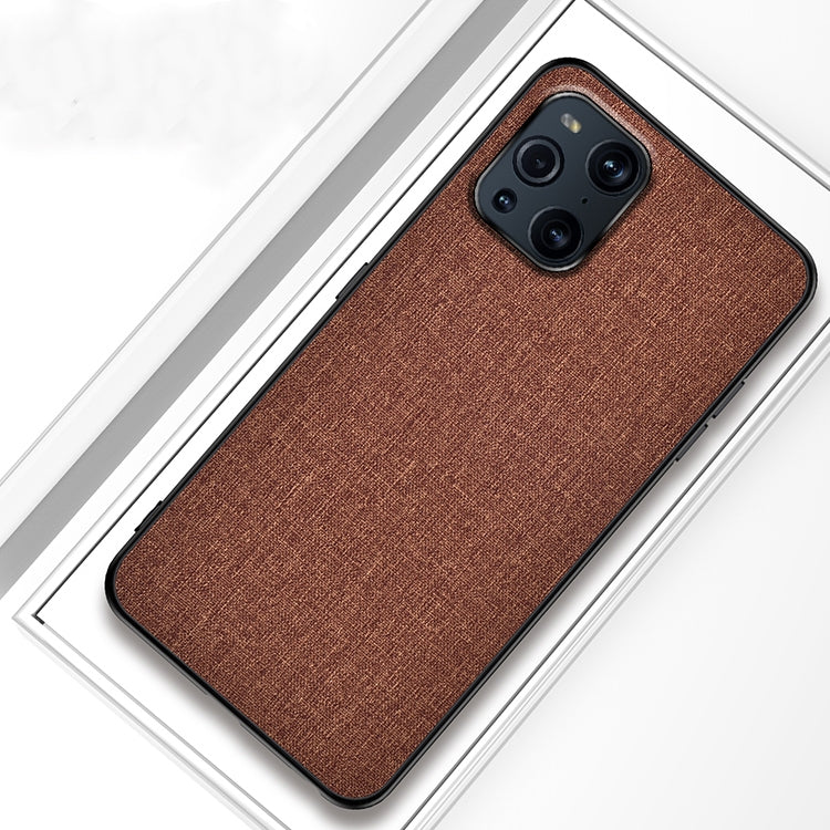 For OPPO Find X3 Shockproof Cloth Protective Case