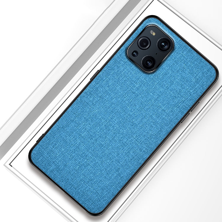For OPPO Find X3 Shockproof Cloth Protective Case