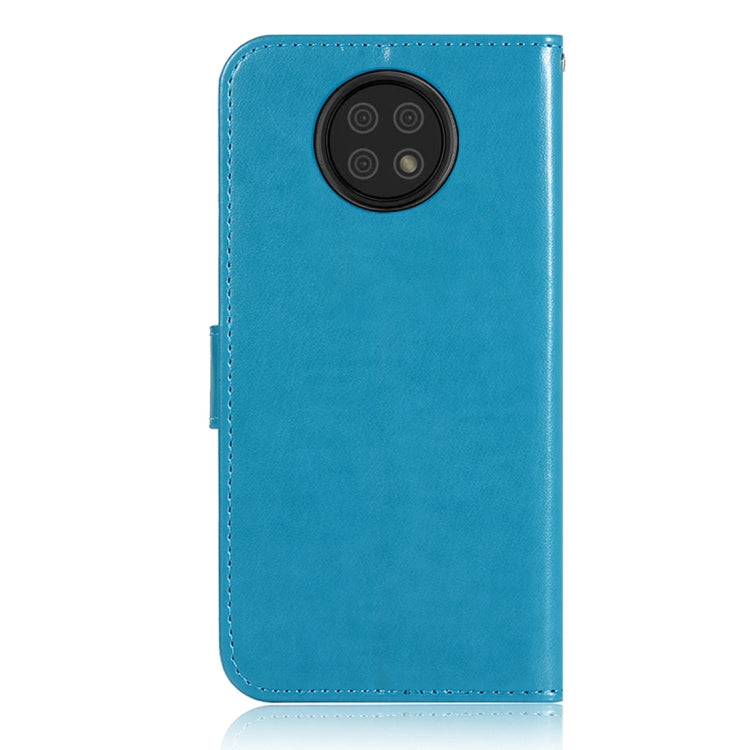 For Xiaomi Redmi Note 9 5G Wind Chime Owl Embossing Pattern Horizontal Flip Leather Case with Holder & Card Slots & Wallet