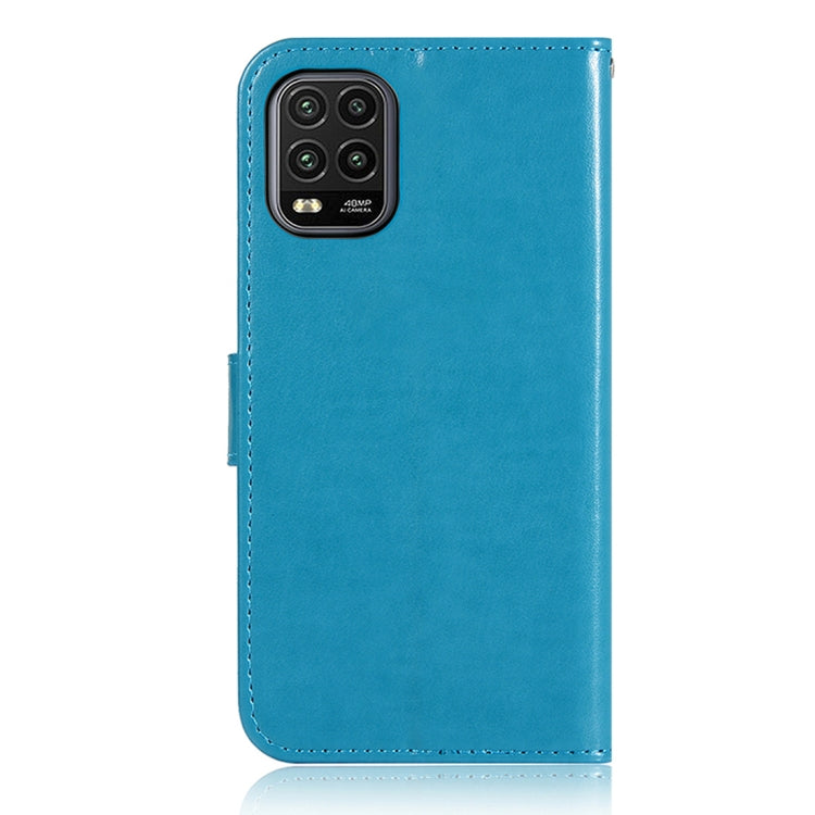 For Xiaomi Mi 10 Lite 5G Wind Chime Owl Embossing Pattern Horizontal Flip Leather Case with Holder & Card Slots & Wallet