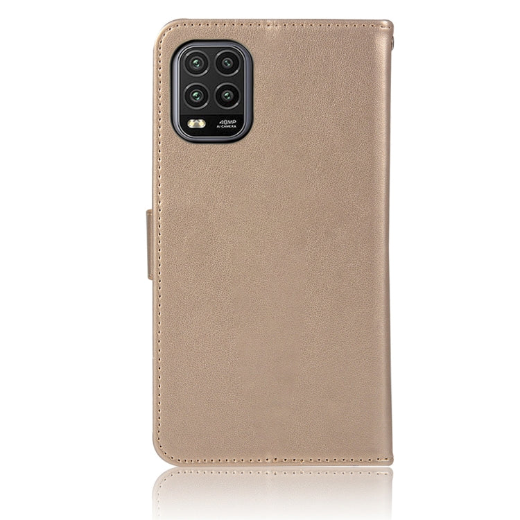 For Xiaomi Mi 10 Lite 5G Wind Chime Owl Embossing Pattern Horizontal Flip Leather Case with Holder & Card Slots & Wallet