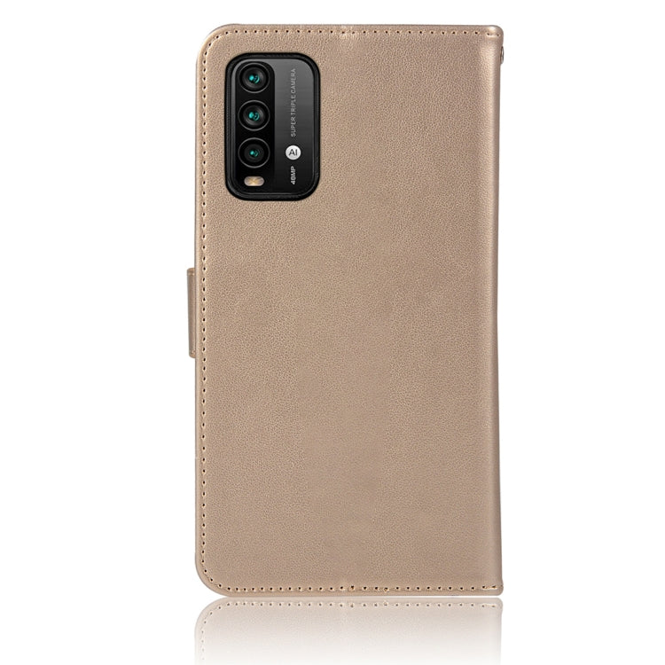 For Xiaomi Poco M3 Wind Chime Owl Embossing Pattern Horizontal Flip Leather Case with Holder & Card Slots & Wallet