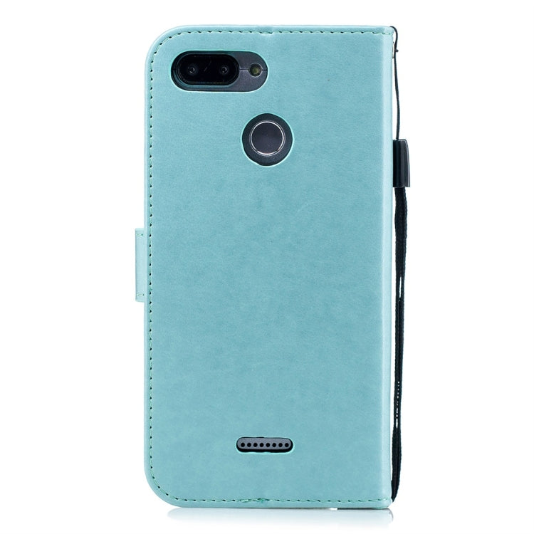 For Xiaomi Redmi 6 Plum Flowers Pattern Horizontal Flip Leather Case with Holder & Card Slots & Wallet & Lanyard