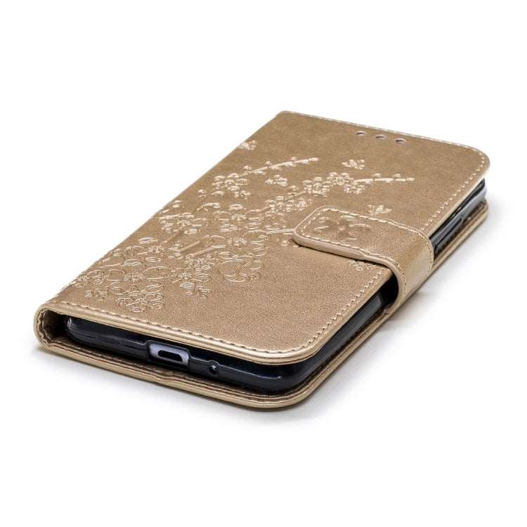 For Xiaomi Redmi 6 Plum Flowers Pattern Horizontal Flip Leather Case with Holder & Card Slots & Wallet & Lanyard
