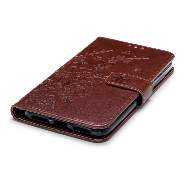 For Xiaomi Redmi Note 6 Plum Flowers Pattern Horizontal Flip Leather Case with Holder & Card Slots & Wallet & Lanyard