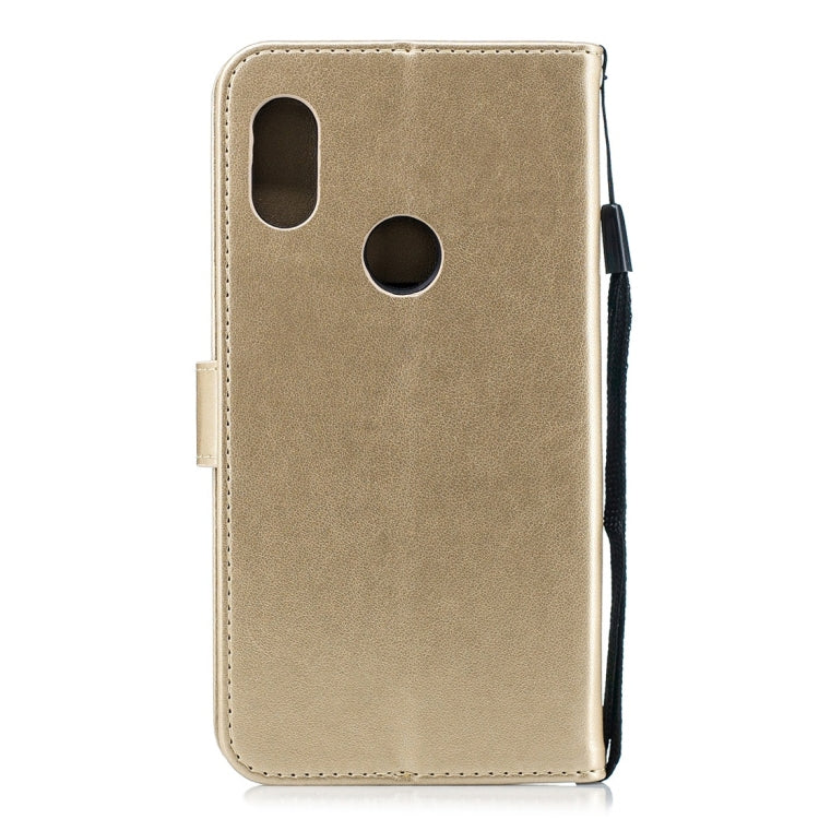 For Xiaomi Redmi Note 6 Plum Flowers Pattern Horizontal Flip Leather Case with Holder & Card Slots & Wallet & Lanyard