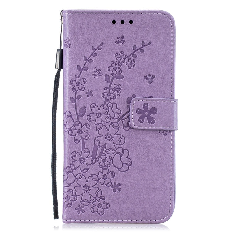 For Xiaomi Redmi Note 7 Plum Flowers Pattern Horizontal Flip Leather Case with Holder & Card Slots & Wallet & Lanyard
