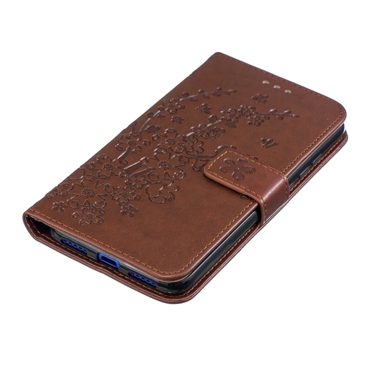 For Xiaomi Redmi Note 7 Plum Flowers Pattern Horizontal Flip Leather Case with Holder & Card Slots & Wallet & Lanyard
