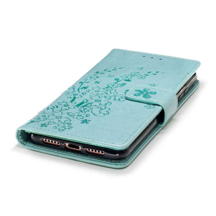 For Huawei P20 Plum Flowers Pattern Horizontal Flip Leather Case with Holder & Card Slots & Wallet & Lanyard