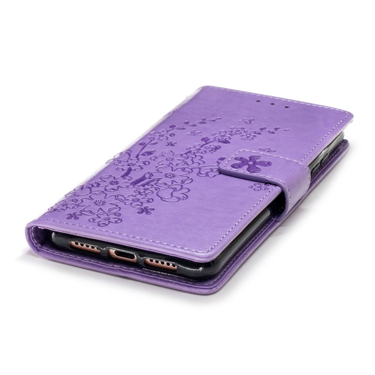 For Huawei P20 Plum Flowers Pattern Horizontal Flip Leather Case with Holder & Card Slots & Wallet & Lanyard