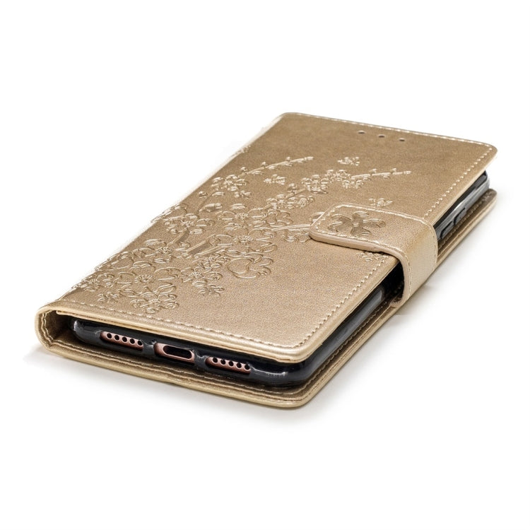 For Huawei P20 Plum Flowers Pattern Horizontal Flip Leather Case with Holder & Card Slots & Wallet & Lanyard