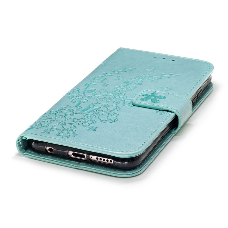 For Huawei P20 Lite Plum Flowers Pattern Horizontal Flip Leather Case with Holder & Card Slots & Wallet & Lanyard