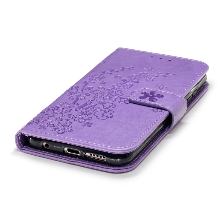 For Huawei P20 Lite Plum Flowers Pattern Horizontal Flip Leather Case with Holder & Card Slots & Wallet & Lanyard