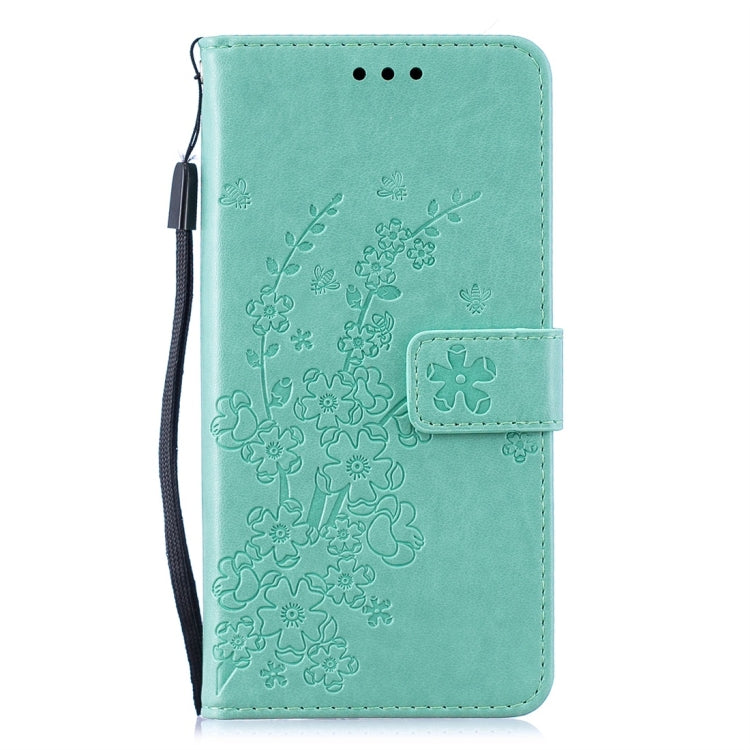 For Huawei P30 Lite Plum Flowers Pattern Horizontal Flip Leather Case with Holder & Card Slots & Wallet & Lanyard
