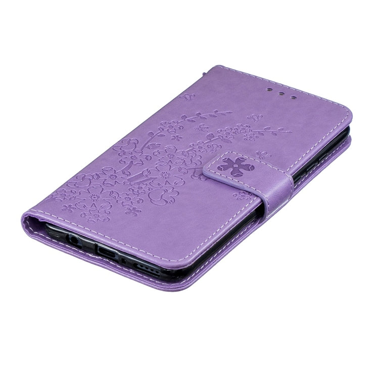 For Huawei P30 Lite Plum Flowers Pattern Horizontal Flip Leather Case with Holder & Card Slots & Wallet & Lanyard