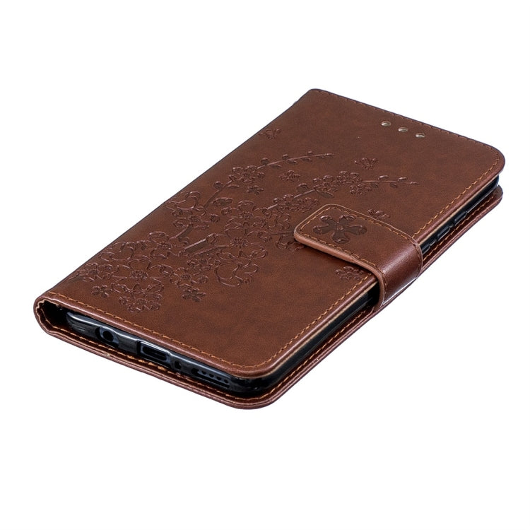For Huawei P30 Lite Plum Flowers Pattern Horizontal Flip Leather Case with Holder & Card Slots & Wallet & Lanyard