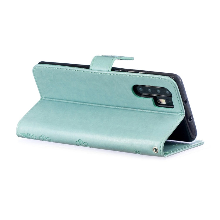 For Huawei P30 Pro Plum Flowers Pattern Horizontal Flip Leather Case with Holder & Card Slots & Wallet & Lanyard