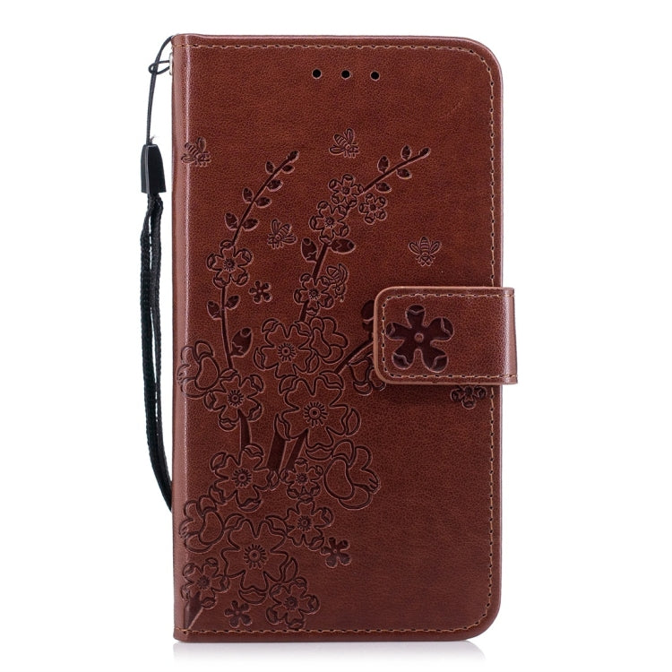 For Huawei P30 Pro Plum Flowers Pattern Horizontal Flip Leather Case with Holder & Card Slots & Wallet & Lanyard
