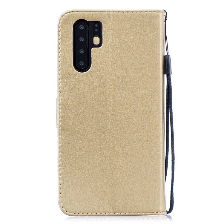 For Huawei P30 Pro Plum Flowers Pattern Horizontal Flip Leather Case with Holder & Card Slots & Wallet & Lanyard