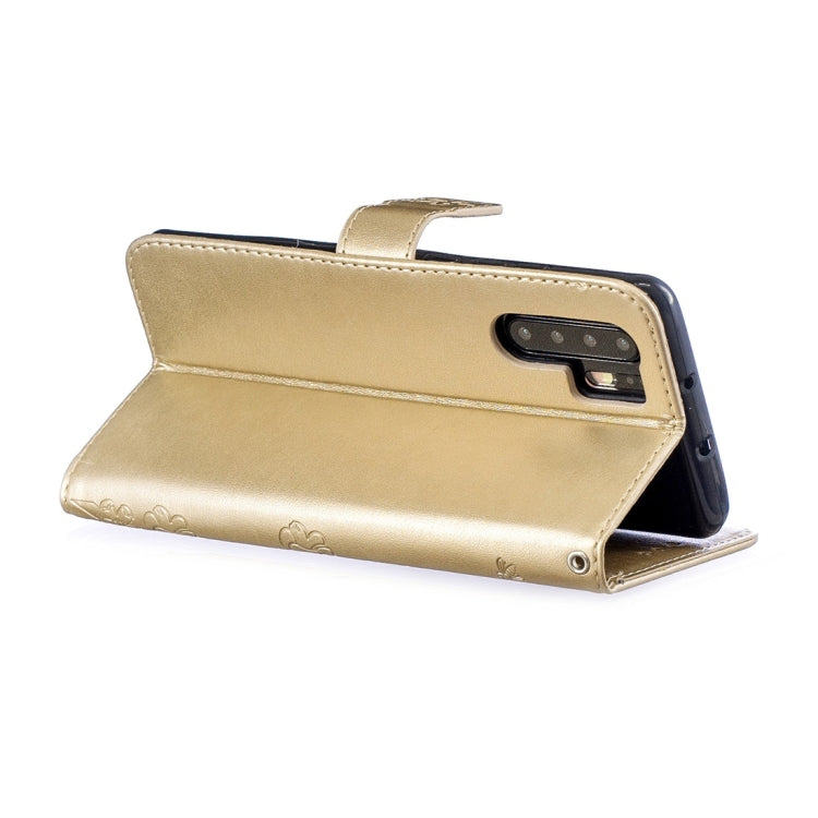 For Huawei P30 Pro Plum Flowers Pattern Horizontal Flip Leather Case with Holder & Card Slots & Wallet & Lanyard
