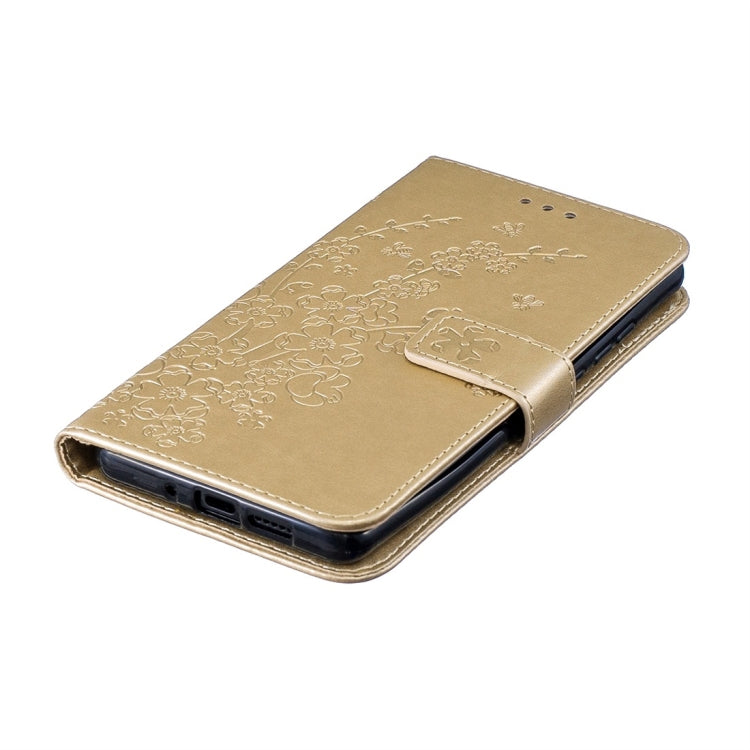 For Huawei P30 Pro Plum Flowers Pattern Horizontal Flip Leather Case with Holder & Card Slots & Wallet & Lanyard