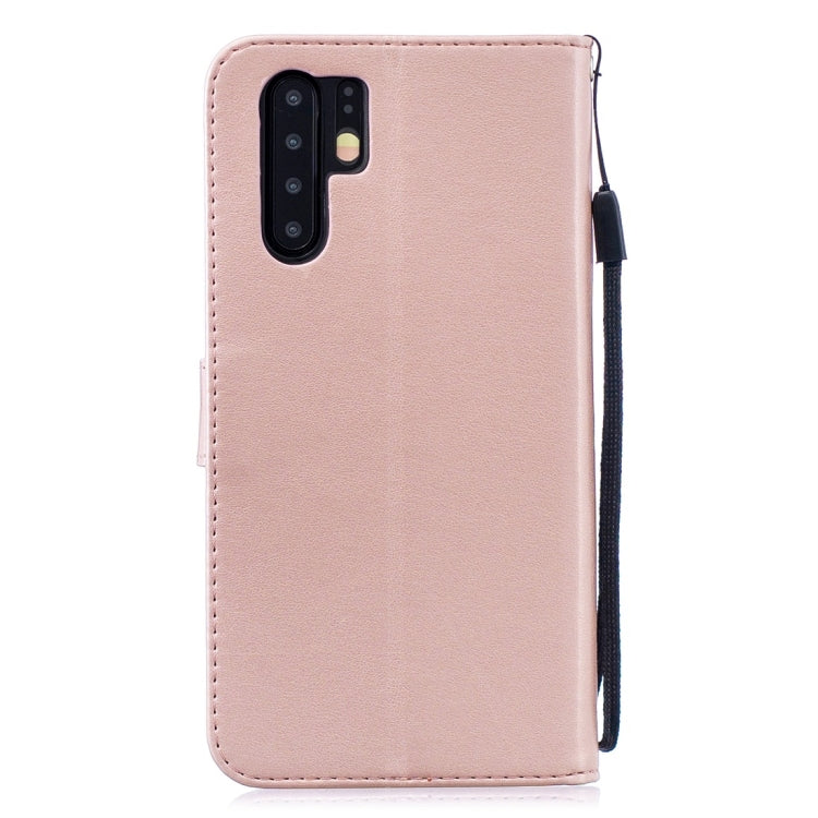 For Huawei P30 Pro Plum Flowers Pattern Horizontal Flip Leather Case with Holder & Card Slots & Wallet & Lanyard