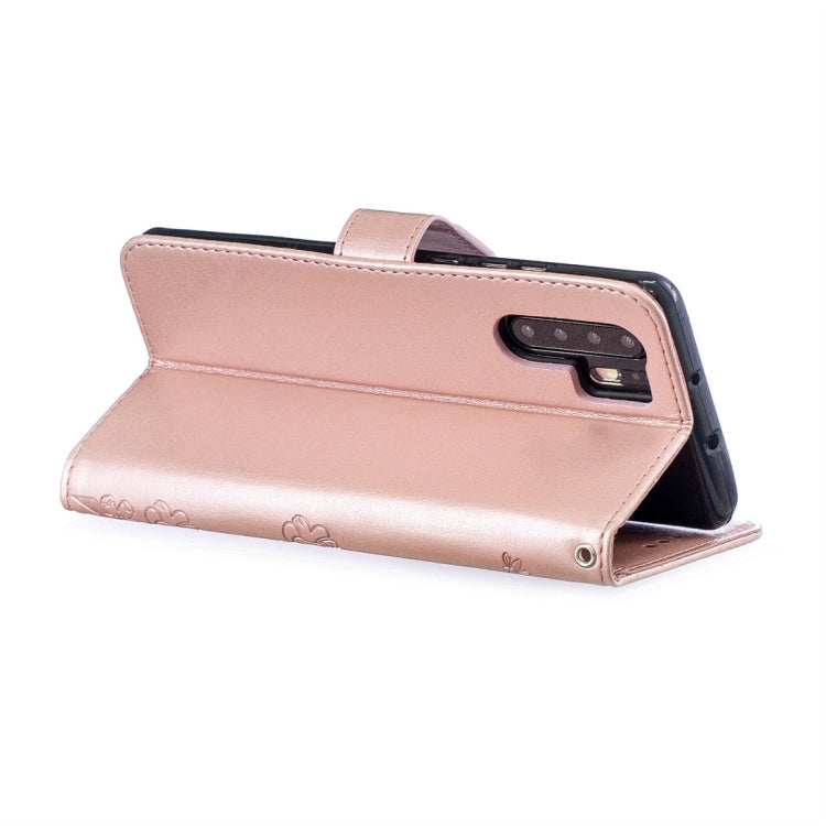 For Huawei P30 Pro Plum Flowers Pattern Horizontal Flip Leather Case with Holder & Card Slots & Wallet & Lanyard