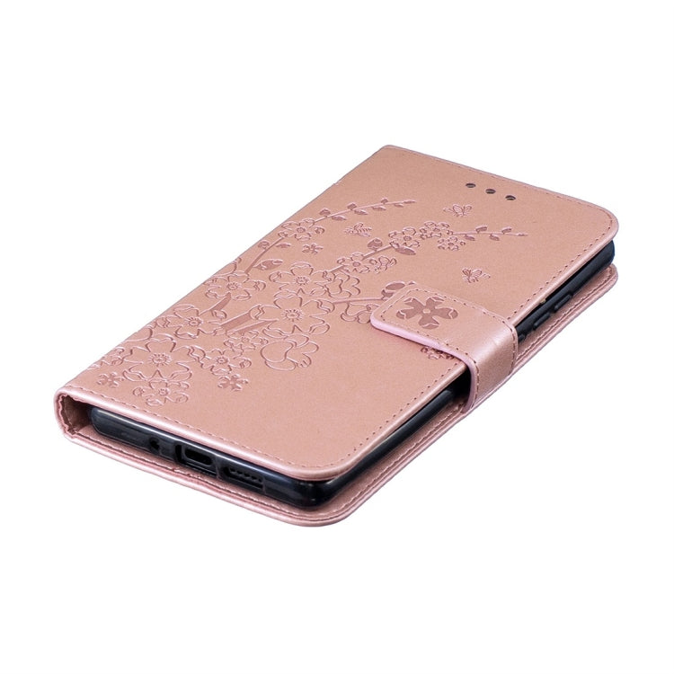 For Huawei P30 Pro Plum Flowers Pattern Horizontal Flip Leather Case with Holder & Card Slots & Wallet & Lanyard