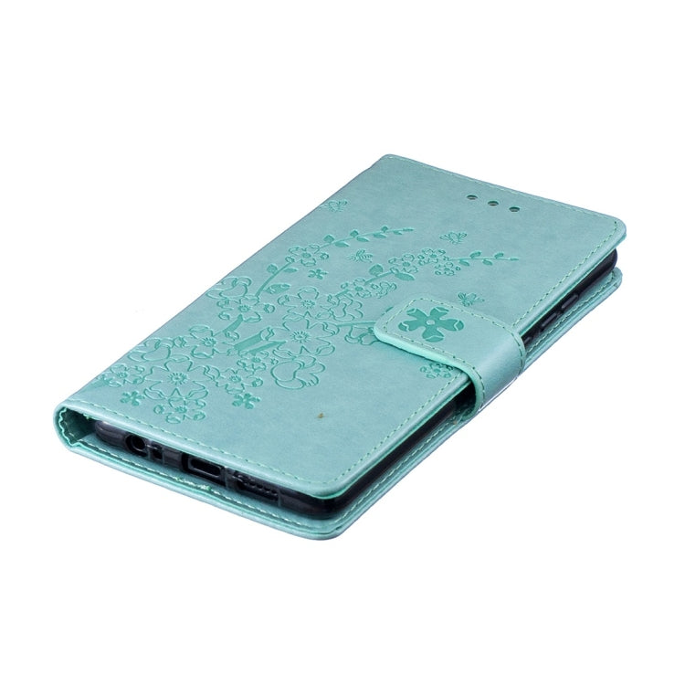 For Huawei P30 Plum Flowers Pattern Horizontal Flip Leather Case with Holder & Card Slots & Wallet & Lanyard
