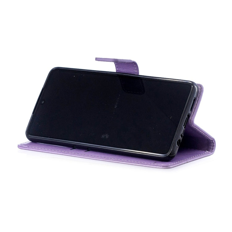 For Huawei P30 Plum Flowers Pattern Horizontal Flip Leather Case with Holder & Card Slots & Wallet & Lanyard