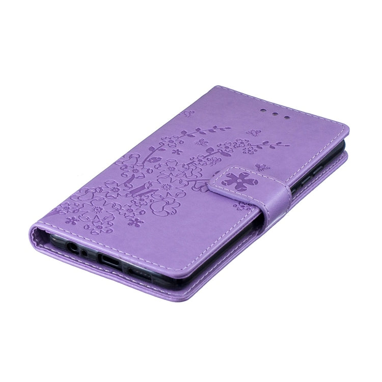 For Huawei P30 Plum Flowers Pattern Horizontal Flip Leather Case with Holder & Card Slots & Wallet & Lanyard