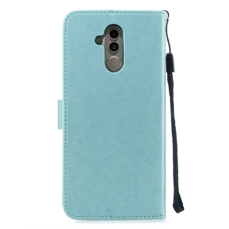 For Huawei Mate 20 Lite Plum Flowers Pattern Horizontal Flip Leather Case with Holder & Card Slots & Wallet & Lanyard