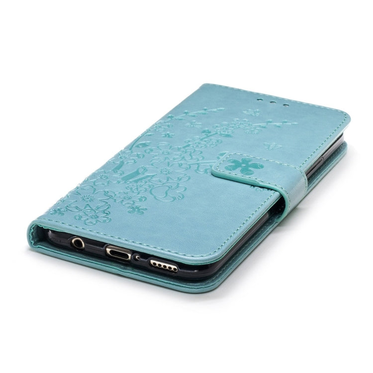 For Huawei Mate 20 Lite Plum Flowers Pattern Horizontal Flip Leather Case with Holder & Card Slots & Wallet & Lanyard