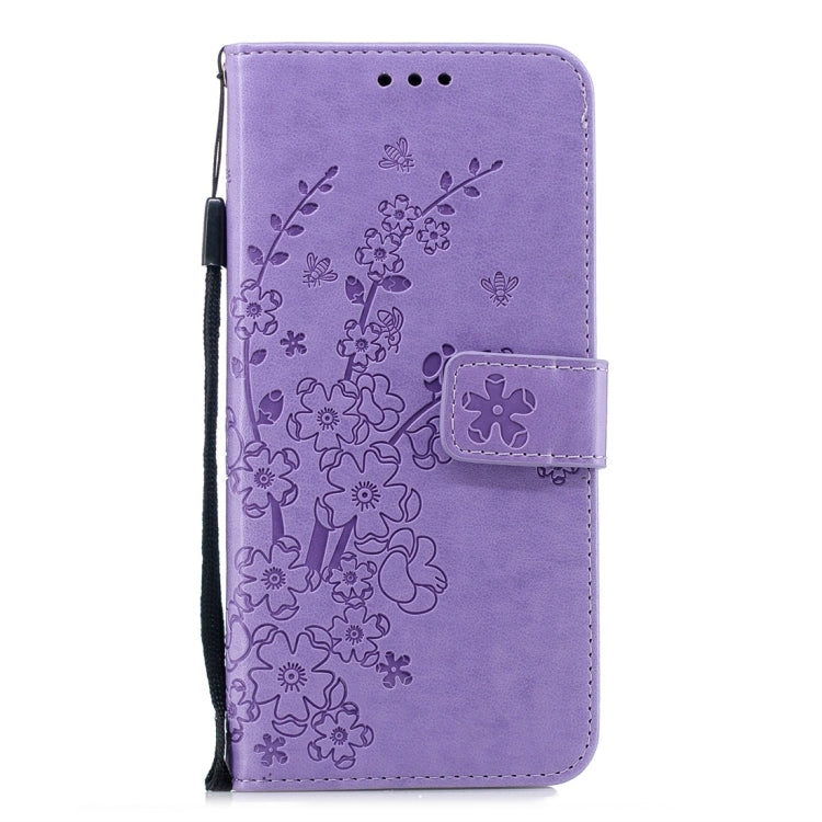 For Huawei Mate 20 Lite Plum Flowers Pattern Horizontal Flip Leather Case with Holder & Card Slots & Wallet & Lanyard