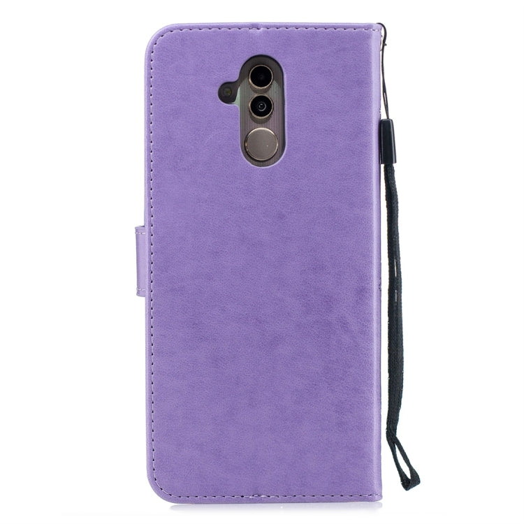 For Huawei Mate 20 Lite Plum Flowers Pattern Horizontal Flip Leather Case with Holder & Card Slots & Wallet & Lanyard