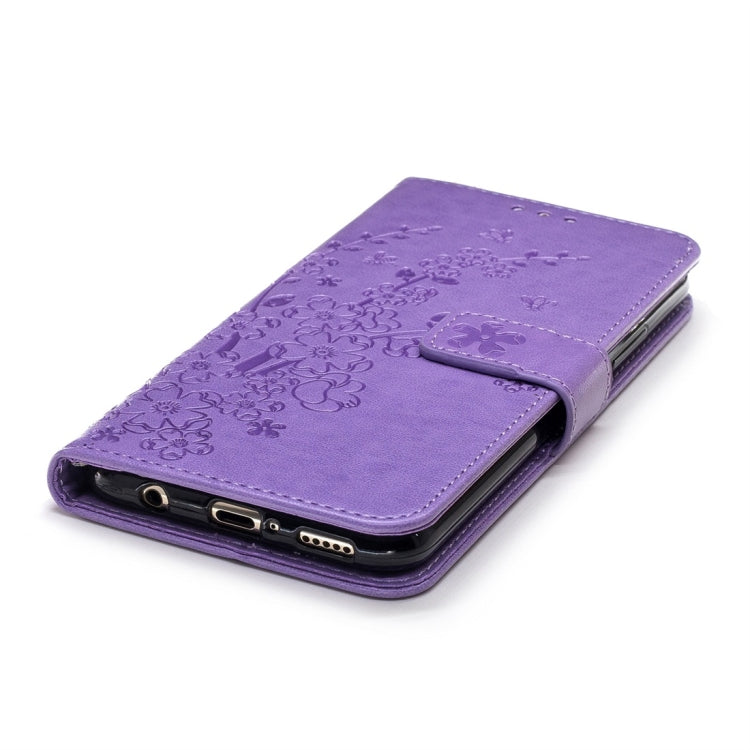 For Huawei Mate 20 Lite Plum Flowers Pattern Horizontal Flip Leather Case with Holder & Card Slots & Wallet & Lanyard