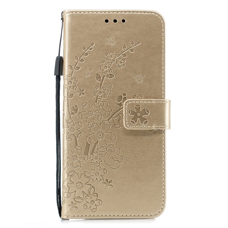 For Huawei Mate 20 Lite Plum Flowers Pattern Horizontal Flip Leather Case with Holder & Card Slots & Wallet & Lanyard