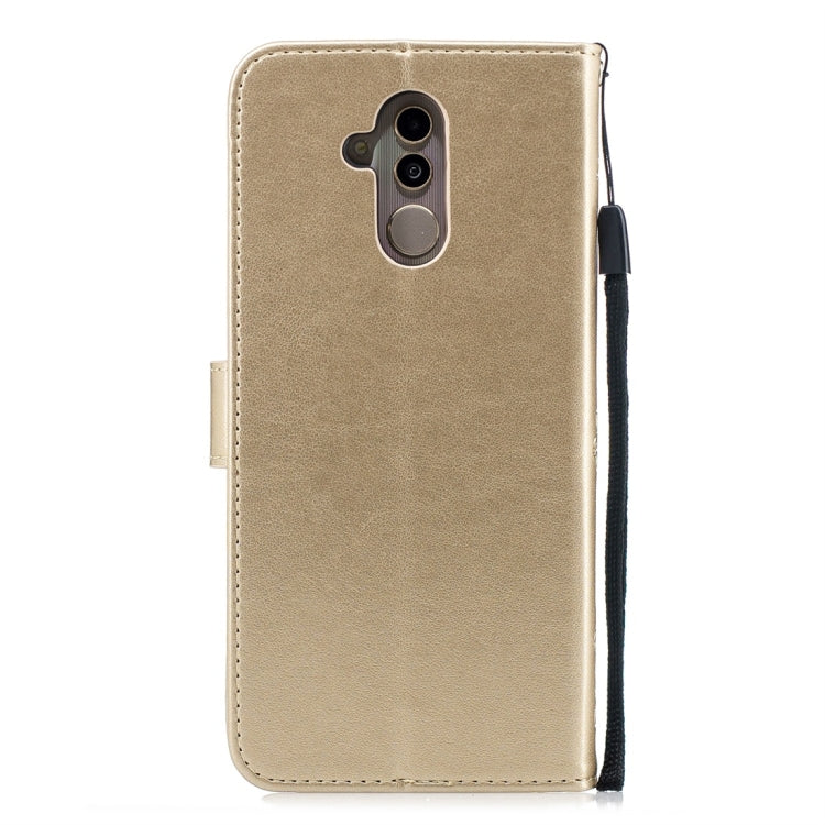 For Huawei Mate 20 Lite Plum Flowers Pattern Horizontal Flip Leather Case with Holder & Card Slots & Wallet & Lanyard