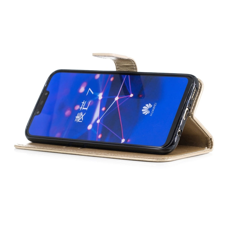 For Huawei Mate 20 Lite Plum Flowers Pattern Horizontal Flip Leather Case with Holder & Card Slots & Wallet & Lanyard