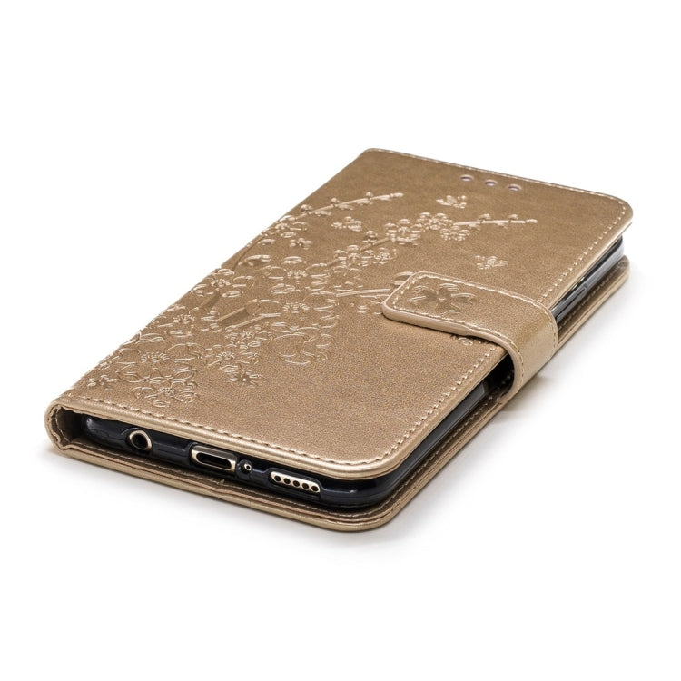 For Huawei Mate 20 Lite Plum Flowers Pattern Horizontal Flip Leather Case with Holder & Card Slots & Wallet & Lanyard