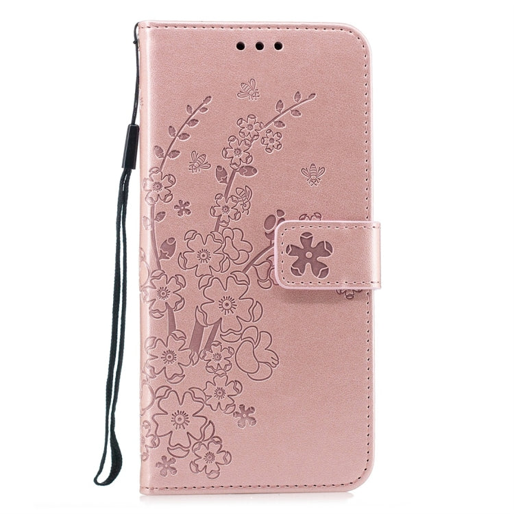 For Huawei Mate 20 Lite Plum Flowers Pattern Horizontal Flip Leather Case with Holder & Card Slots & Wallet & Lanyard