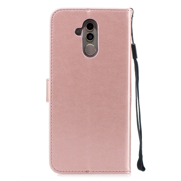 For Huawei Mate 20 Lite Plum Flowers Pattern Horizontal Flip Leather Case with Holder & Card Slots & Wallet & Lanyard