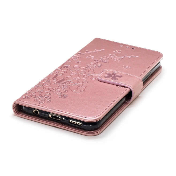 For Huawei Mate 20 Lite Plum Flowers Pattern Horizontal Flip Leather Case with Holder & Card Slots & Wallet & Lanyard