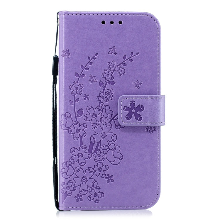 For Nokia 3.1 Plum Flowers Pattern Horizontal Flip Leather Case with Holder & Card Slots & Wallet & Lanyard
